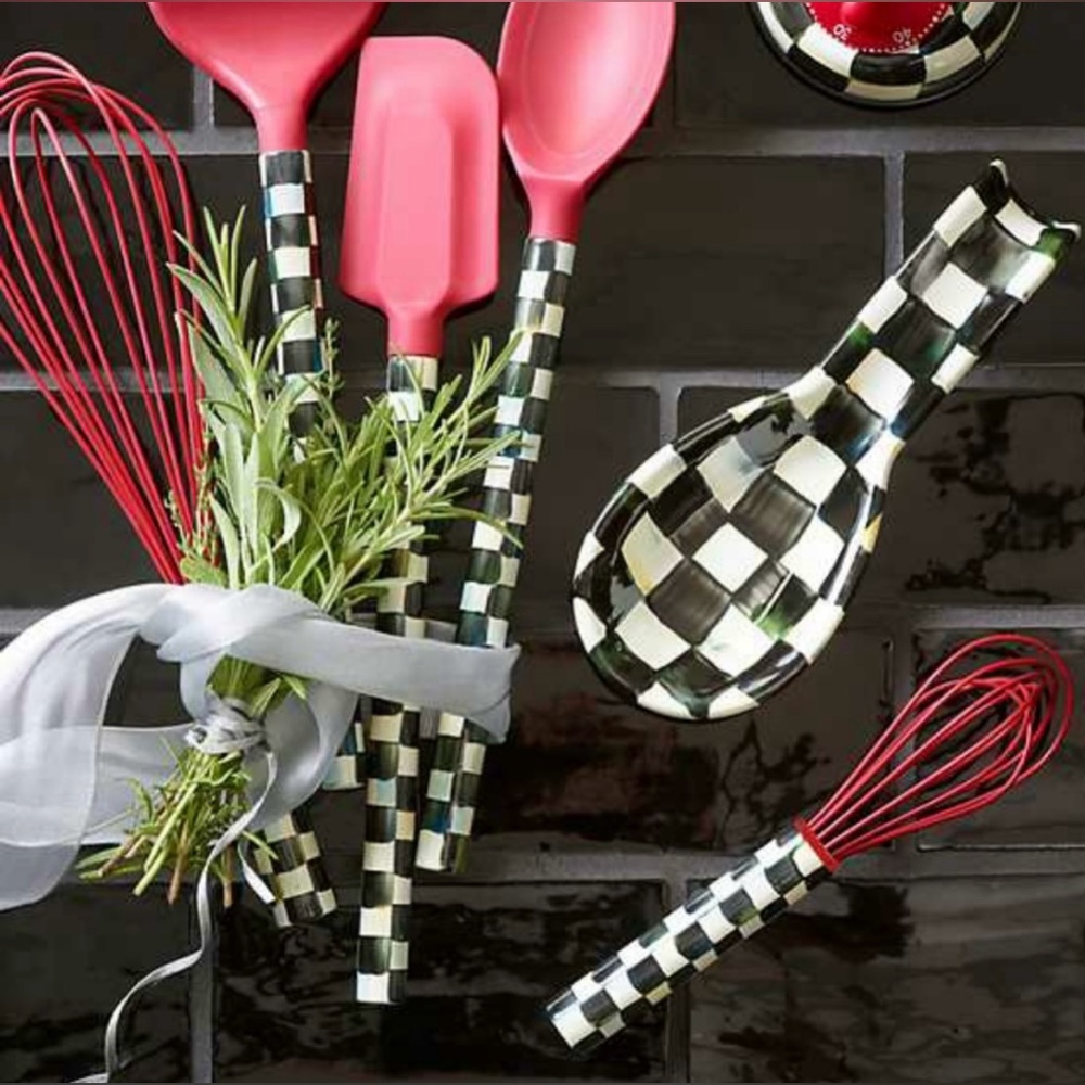 NWOT Mackenzie-Child’s 🖤 Courtly Check Red Whisk Small ❤️ - Picture 4 of 4